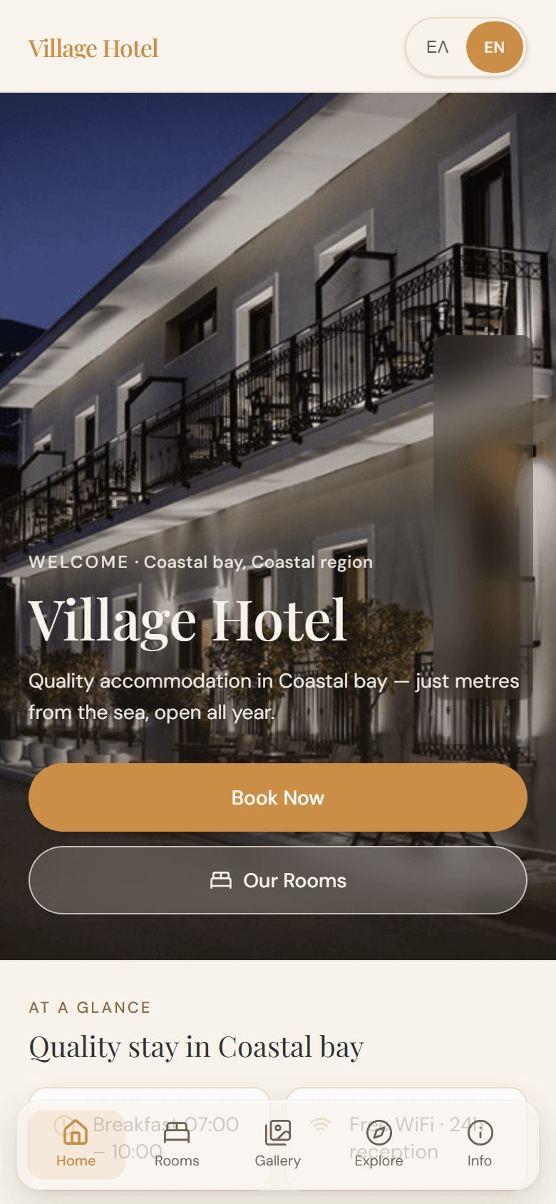 Hotel guest app